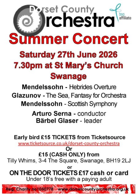 Dorset County Orchestra Summer Concert