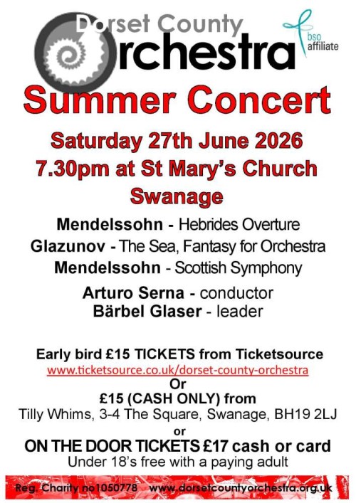 Dorset County Orchestra Summer Concert