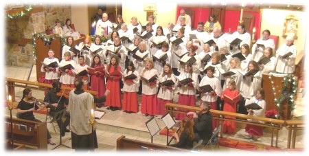 All Saints Episcopal Church Choir join St Marys for Evensong